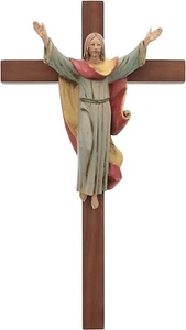 12" Risen Christ Crucifix Nativity Village Collectible 0281 - Picture 1 of 1