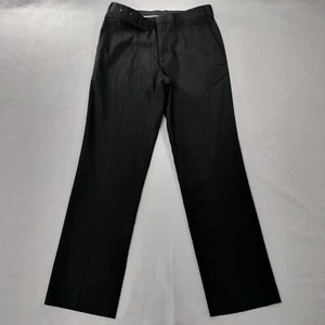 Pantalone elegante uomo A.Smith gamba dritta piatto davanti nero taglia effettiva 32x30 - Foto 1 di 5
