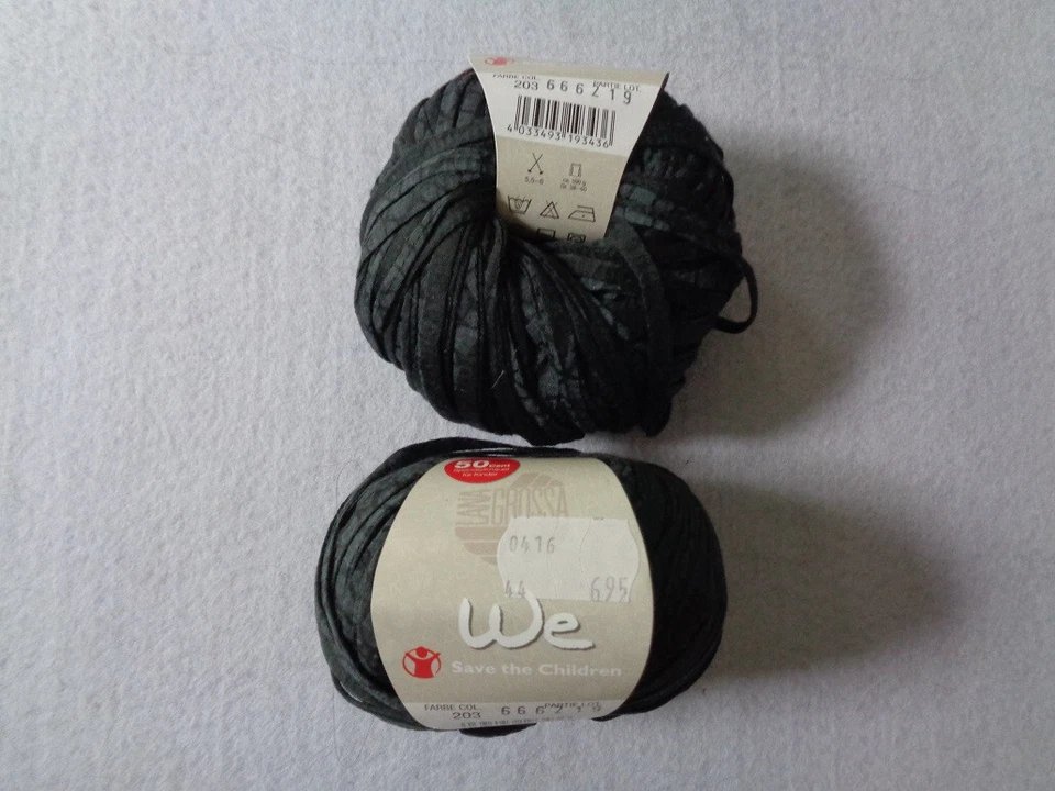 Wolle- Paket  100 gr. - Lana Grossa WE Save the children  Bändchen - Bild 1 von 1