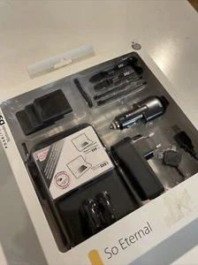 NEUF NEW pochette + stylet + écouteurs + chargeur noir nintendo DS DSI 3DS - Photo 1/2