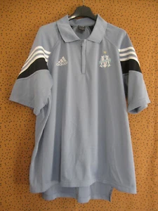 Polo Adidas Olympique Marseille OM 90'S maillot vintage Lavande 90'S Jersey - L - Imagen 1 de 4