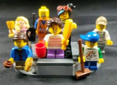 Lote Lego Película Estilo Wyldstyle Minifigura Minifigura Niños Pintor Emmitt Ver Fotos ** Foto 1 de 4