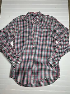 Vineyard Vines Herren Gr. M Classic Fit Murray Hemd blau grün kariert langarm - Bild 1 von 8