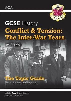 GCSE AQA History Topic Guide -Conflict and Tension The Inter-War Years 1918-1939 - Image 1 of 4