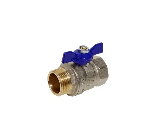 VALVOLA A SFERA 1/2 " M-F FEMMINA FEMMINA CON FARFALLA RAVANI - Immagine 1 di 1