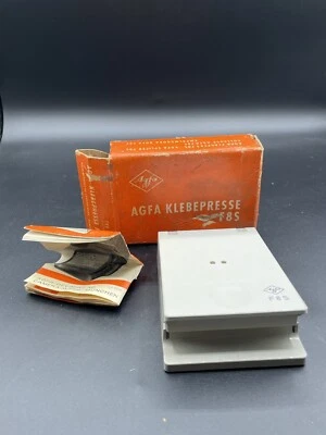 Prensa adhesiva Agfa F8S 8 mm Super 8 Movie Cine Film Splicer en caja COMO NUEVO Foto 1 de 4