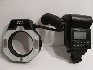 MINT SIGMA ED-140DG 140 DG RING FLASH RINGFLASH NA-ITTL NIKON MINOLTA ~FAST SHIP - Picture 1 of 13