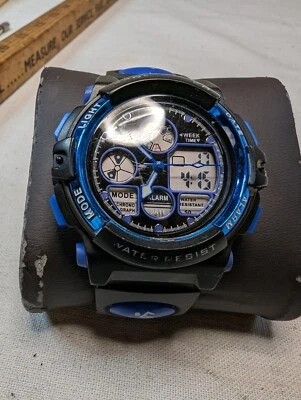 Reloj Skmei Unisex 50m Plateado Negro Analógico Digital Alarma Cronógrafo Foto 1 de 4