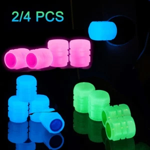 Tapa de válvula luminosa universal a prueba de polvo neumáticos cubo de rueda para coche motocicleta bicicleta - Imagen 1 de 16