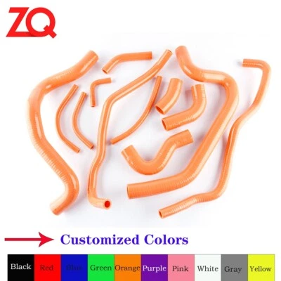 Orange For Toyota MR2 MK1 AW11 Chassis 4A-GE MT 1984-1989 Silicone Radiator Hose - Изображение 1 из 4