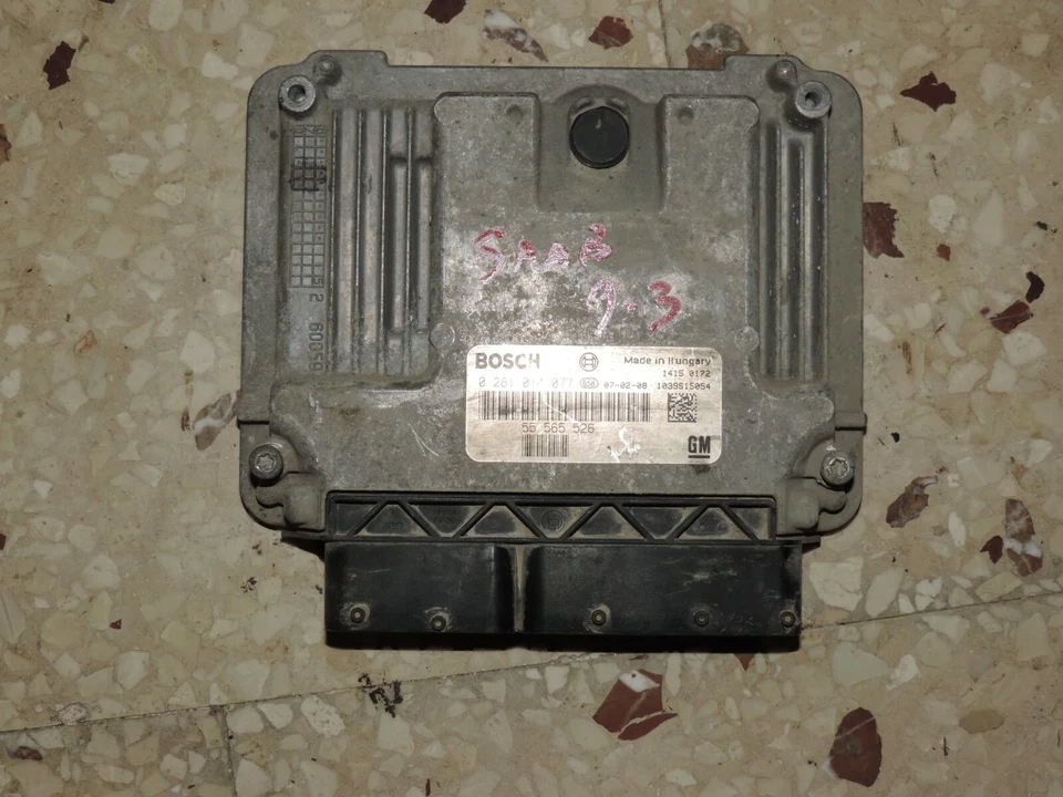 Centralina Motore ECU  SAAB 9-3 1.9 0281014077 - Immagine 1 di 2