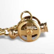 New Antique Handmade Brass Miniature Ship Cannon Keychain Keyring Nautical Gift