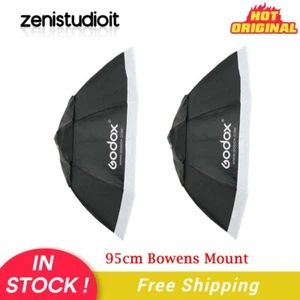 US 2*Godox 95cm 37" Octagon Bowens Softbox For SK400IIV SL60II AD400pro AD600BM - Picture 1 of 12
