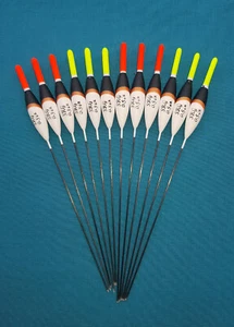 *BARGAIN* 12 x Assorted High Quality Pole Fishing Floats (Pack M) - Picture 1 of 1