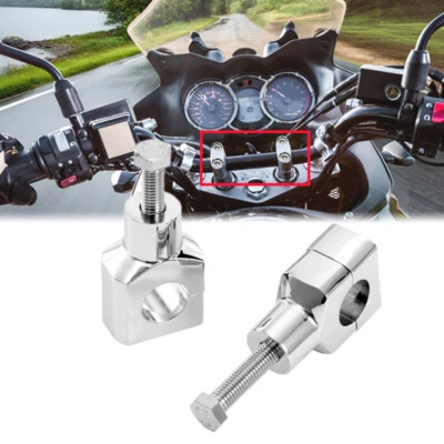 Guidão riser cromado 1" para Yamaha Virago XV 250 500 535 700 750 920 1100 - Imagem 1 de 4