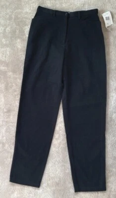 Nwt JONES NEW YORK black PANTS WAITRESS Hostess casual Office sz 12 30 x 31 - Image 1 of 4