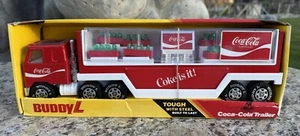 1983 BUDDY L Brute COCA-COLA Mack Truck & Trailer 591P w/ Box - Hong Kong - Picture 1 of 16