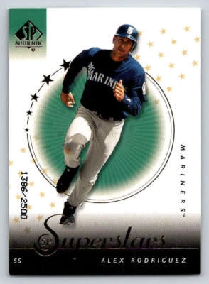 2000 SP Authentic #98 Alex Rodriguez SUP /2500 (ref Y01223) - Image 1 of 2