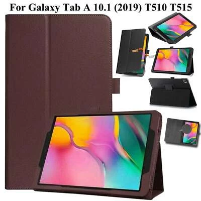 FA ACCESSORIES Leather Case For Galaxy Tab A 10.1 2019 SM-T510 T515 Magnetic Stand Smart Cover