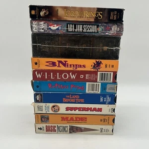 Vintage Ten (10) Vhs Misc. Untested Lot! - Picture 1 of 13