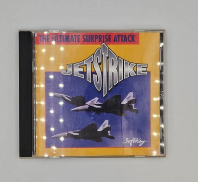 Jetstrike – PC CD-ROM (1993, Rasputin/Team17) Classic Arcade Flight Game – VG - Image 1 of 3
