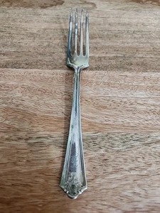 VTG W. M. Rogers Pat 14 Silver Fork, Monogrammed - 1 Fork - Picture 1 of 4
