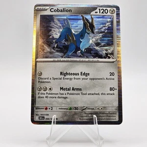 Cobalion (Holo) - BLK 066/086 - R NM / Mint Black Bolt Single - Picture 1 of 3