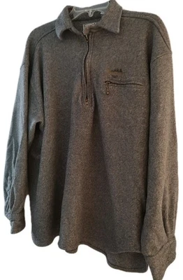 Bugle Boys Timberline Trail Gris Medio 8" Puño con Cremallera Pull-Over Suave Vellón Talla XL Foto 1 de 4