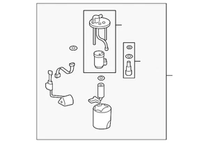 Conjunto de bomba de combustible original Toyota 77020-02291 - Imagen 1 de 2