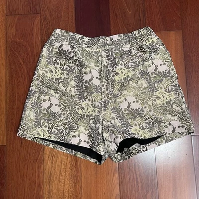 Pantalones Cortos Free People Shine Like A Brocado Jacquard Dorado Talla S B9 Foto 1 de 4