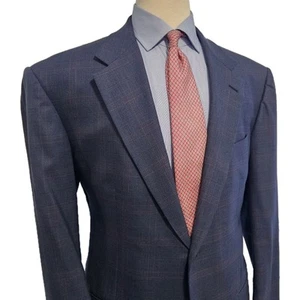 Giacca cappotto sportivo blazer uomo blu navy Astor & Black lana cashmere 44R - Foto 1 di 17