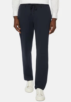 BOGGI Milano Navy Btech Stretch Nylon Trousers - Size 38 54 XL - Image 1 of 4