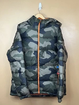 Columbia Pike Lake II Hooded Jacket Stone Green Mod Camo WT0326-398 Men's XLT - Image 1 of 4