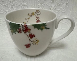 Taza de café Lenox Winter Song RETIRADA impresión Navidad acebo y bayas taza - Imagen 1 de 9