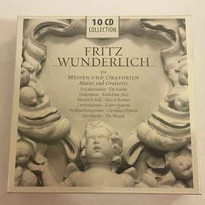 Fritz Wunderlich - Masses And Oratorios (10 x CD Box Set) NEW & SEALED - Picture 1 of 2