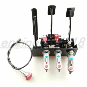 High Quality Race Rally Hydraulic Clutch Brake Bias Pedal Box Assembly Kit - Picture 1 of 12