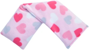 Vagabond Pink Hearts Fleece Cotswold Lavender Wheat Bag Heat Pack (Gift Boxed) - Picture 1 of 3