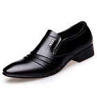 Men Dress Shoes Pu Leather Fashion Business Dress Loafers Oxford Formal Shoes