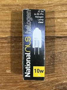 National NLS Halogen Lamp JC G4 6V BI-Pin Clear BNIB - Picture 1 of 5