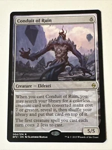 Conduit Of Ruin X1 Battle For Zendikar NM Conditions see pics Front Back - Picture 1 of 2