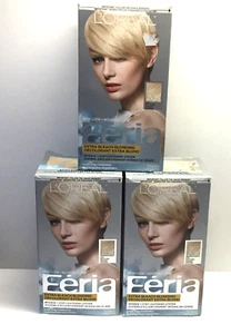 3 LOreal Paris Feria Multi-Faceted Permanent Hair Color #205 Extra Bleach Blonde - Picture 1 of 5