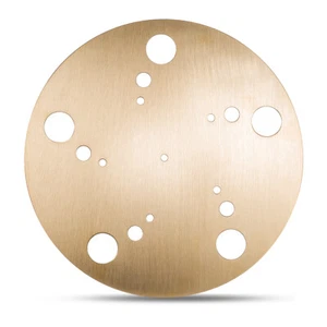 LP Vinyl Record Player Platter Mat Pure Brass Slipmat for LP Vinly Turntable - Picture 1 of 6