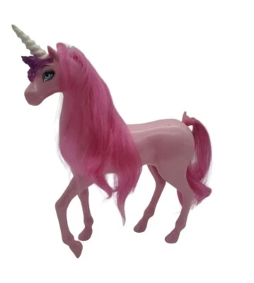Кукла Barbie розовый королевский единорог пони лошадь Mattel модный пони с короной имеет отметины - Изображение 1 из 4