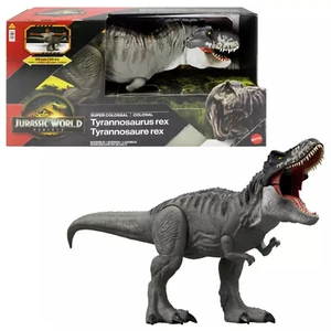 Modellino giocattolo dinosauro Jurassic World Rebirth Colossal Tyrannosaurus Rex nuovo - Foto 1 di 7