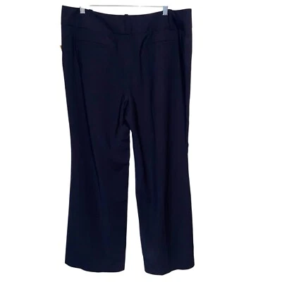 Talbots Pants Womens Size 16 Wool Stretch Trousers Navy Career Office Business - Image 1 of 4