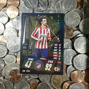 Topps Match Attax Soccer 2020-21 JOAO FELIX GOLD LIMITED EDITION - Picture 1 of 2