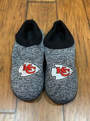 Zapatillas Kansas City Chiefs para hombre talla XL 13/14 FOCO suela de goma gris negro rojo Foto 1 de 4