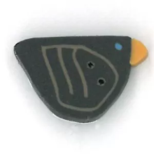 Black Bird 1106 Buttons by Just Another Button Company - Picture 1 of 5