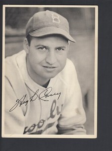 Hugh Casey 1940-49 Brooklyn Dodgers Picture Pack Photo Card Light Color