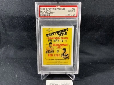 1993 Sporting Profiles #37 Muhammad Ali V Ron Lyle The Greatest PSA 9🥊 - Image 1 of 2